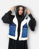 SoftFur Denim Winter Jacket