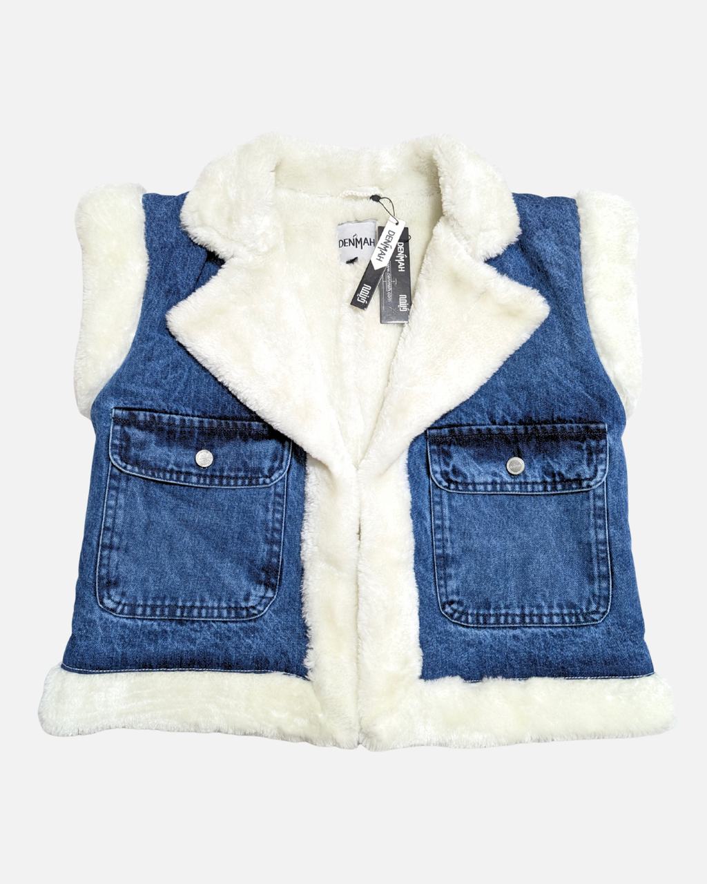 Soft Fur Denim Winter Jacket