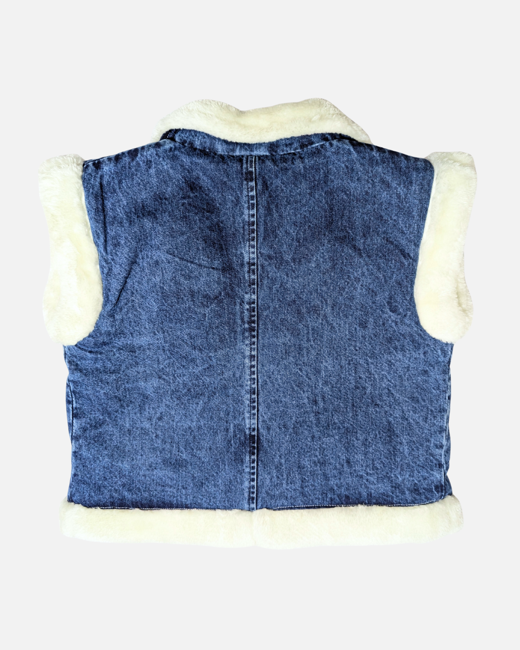Soft Fur Denim Winter Jacket