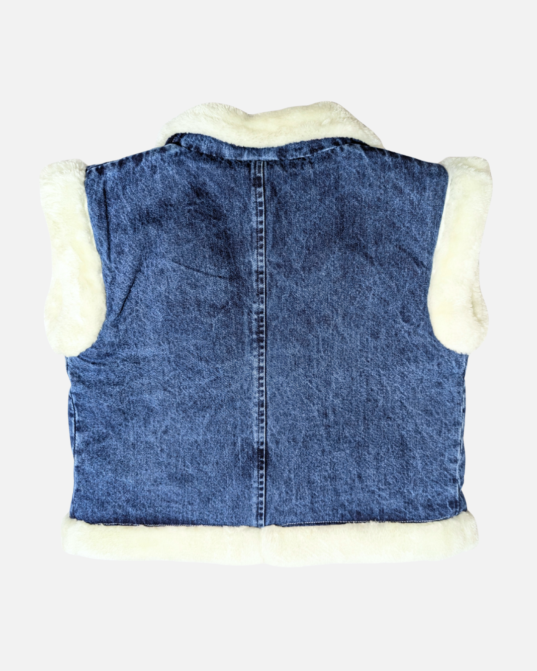 Soft Fur Denim Winter Jacket