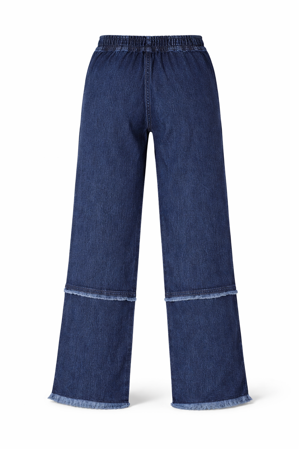 Floral Fray Wide-Leg Jean for Women